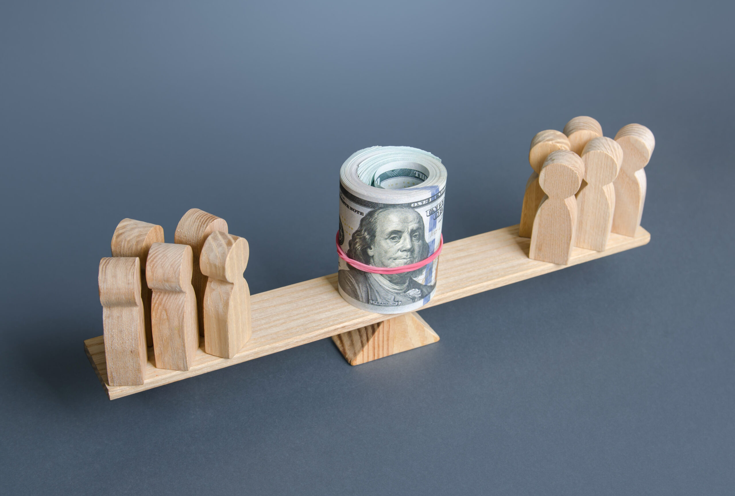Groups of people are competing for funding. Competition of projects for grants and financial support. Obtain an award. Deal negotiation. Competing offers from different suppliers or contractors.